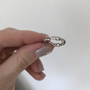 Tiffany & Co infinity ring sz 4.5